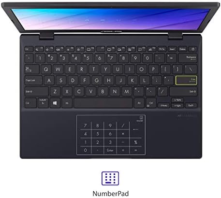 ASUS Vivobook Go 12 L210 11.6 Ultra-tanak Laptop, verzija 2022, Intel Celeron N4020, 4GB RAM, 64GB eMMC, Win 11 Home U S modu sa jednom godinom Office 365 Personal, L210MA-DS02