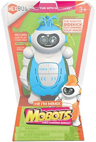 HEXBUG MoBots Mimix - komplet robota za snimanje i razgovor sa zvukom i fleksibilnim tijelom - pametne interaktivne obrazovne igračke za djecu-uzrasta 3+ - baterije uključene