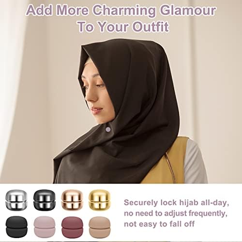 8 kom gazica magnetskih igle za magnetske igle za žene Hijab za žene za žene odjeću magneti za šal,