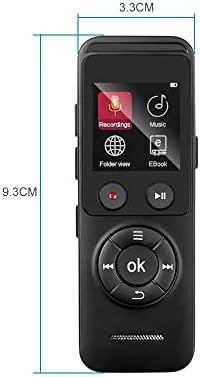 BHVXW A17 profesionalni 8GB diktafon diktafon punjivi MP3 Player prijenosni kompaktni 20h digitalna olovka
