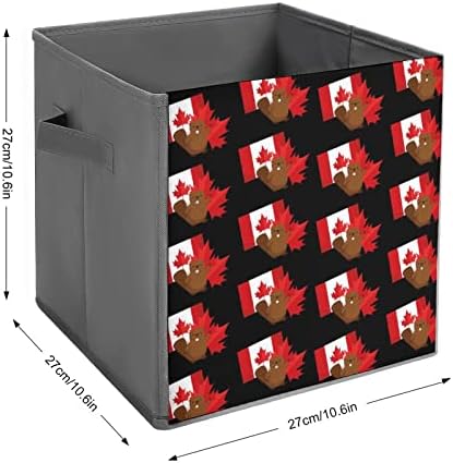 Groundhog i Kanada javorov listovi za skladištenje odvoda za skladištenje kockice Organizator Trendne kutije