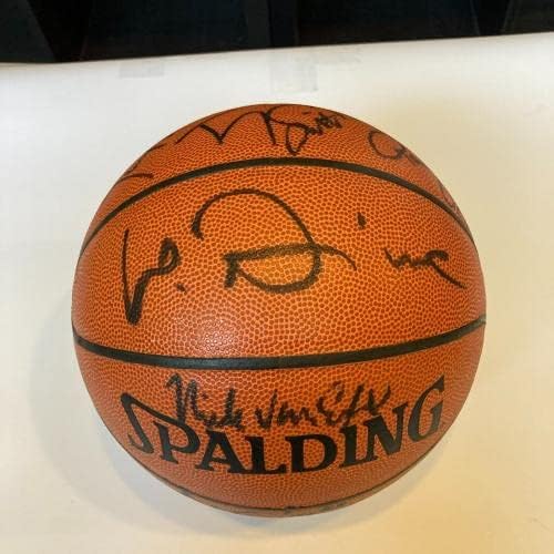 1993-94 Los Angeles Lakers tim potpisao spalbing NBA košarka - autogramirane košarkama