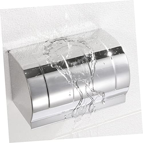 Anoidno 1pc od nehrđajućeg čelika za papir za nošenje za nošenje toaletnog papira za papir papir papir papirnati ručnik nosač ručnika jednostavan papir kutija za toaletni tkivni kutija za kućnu tkivu