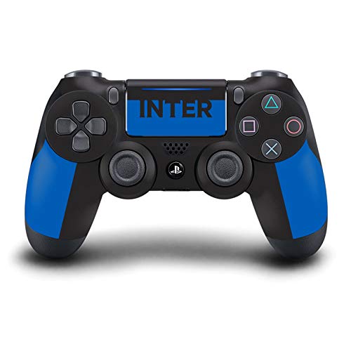 Dizajn kućišta za glavu zvanično licenciran Inter Milano plava i Crna Vinilna naljepnica s punim logotipom Gaming skin Case Cover kompatibilan sa Sony PlayStation 4 PS4 DualShock 4 kontrolerom