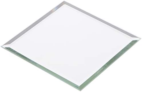 Plymor kvadrat 3mm Zakošeno stakleno ogledalo, 3,5 inča x 3,5 inča