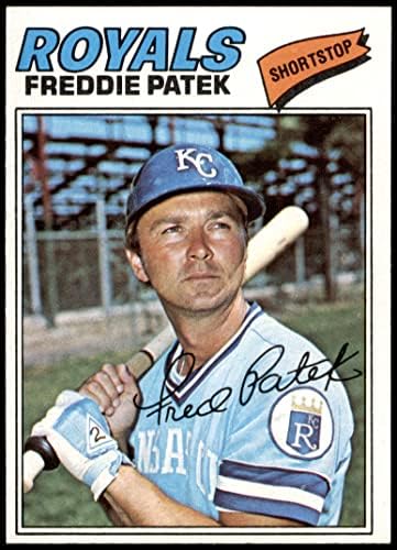 1977. apps 422 Freddie Patek Kansas City Royals Ex / Mt Royals