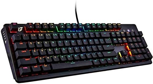 Uživajte GM219 Mehanički igrački tastatura, Cherry MX Crveni prekidači, ured i kucanje, linearna i tiha, 104 tipke, pozadinski RGB LED, premium ABS KeyCaps i aluminijska baza