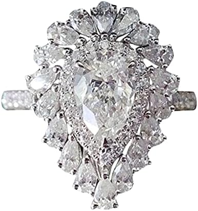 2023 Novi specijalni nakit prsten za prsten za prsten za vjenčanje žene mladenke za djevojke ispunjena benda