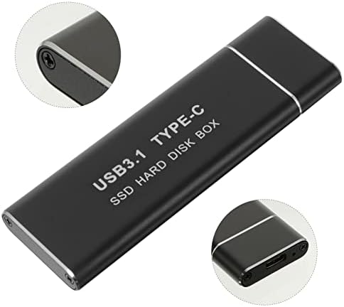Mobestech 2 TB Ssd 1pc Tip-C Legura podataka M. Ultra Slim Mobile korisno za državu USB. Prijenosni Ssd aluminijskom. Hard-disk kućište USB case Cartridge Laptop pogon eksterni tip-Crna 2TB Ssd