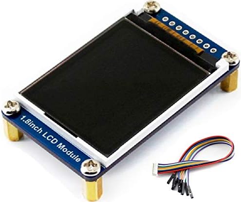 Waveshare 1.8 inčni LCD ekran modul 128X160 piksela ugrađeni kontroler komunicira preko SPI interfejsa. RGB, 65k boja ekrana sa primjerima za Raspberry Pi / Jetson Nano/Arduino