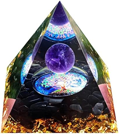 Orgone piramida Pozitivna energija, kristalna piramida orgonita štiti Crystal Energy Generator, smanjuje