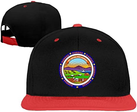 Hifenli Kansas Državna zastava Hip Hop Cap trčanje kape za dječake Djevojke šešire bejzbol kape