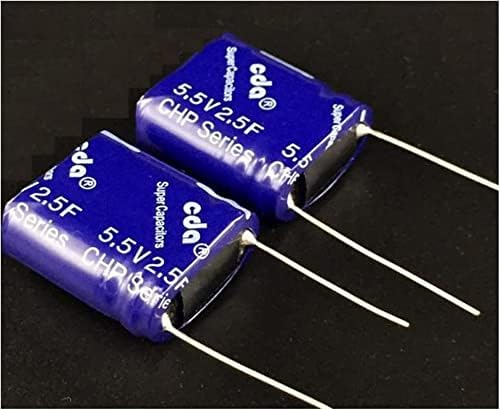 Libaaz kondenzatorski komplet 10pcs dvobojni kondenzator Super kondenzator 5,5v2.5F Modularni mali modul 21 * 10 * 21 Kondenzatori Zhouxinyong