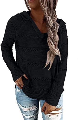Šipaya ženska boja blok pulover Duks lagana šuplja kapuljača
