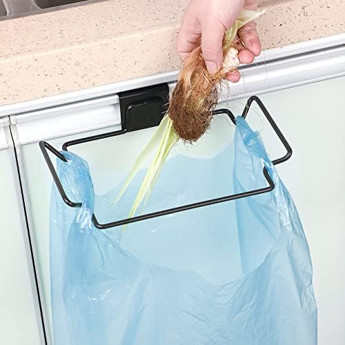2 kom. Držač vrećica od nehrđajućeg čelika za kuhinjske ormare vrata i ormarića, ispod držača točke