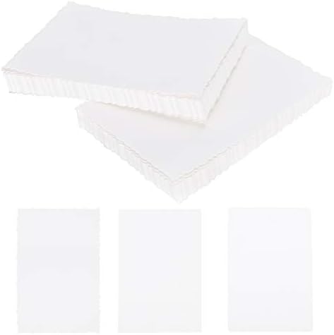 White CardStock Paper, 100pcs 5,9 x 3,9 inčni debeli papir za školske zanate pozivnice Menus Vjenčanje