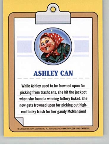 2020 TOPPS Sarbage Pail Kids 35. godišnjica Serija 2 # 2A Ashley može trgovačka kartica