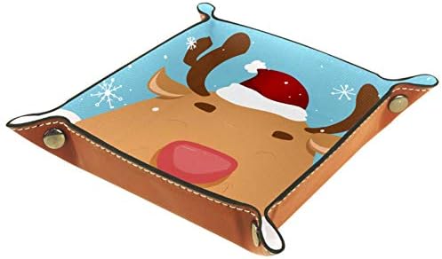 Lyetny Božićni odmor Raindeer Organizator Skladište ladice Beddide Caddy Desktop ladica Promjena