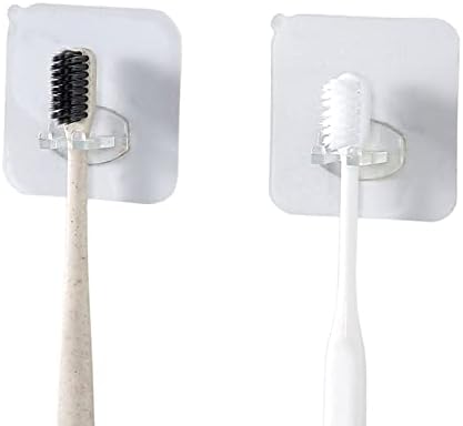 AGRIVA Držač za zube, 4pcs Nosilac zuba za zube Prozirni putni štand WC Organizator četkica za zube Skladištenje Kupatilo