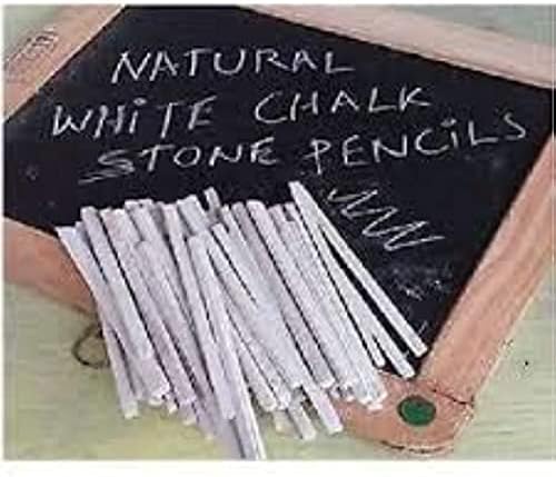 50 kom, bijele olovke, rezano od prirodnog kamena