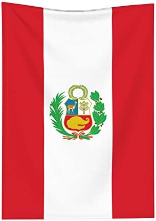 QG ZZX Zastava Peru Baby Blaket za dječake Dječji krevetić sa pokrivač