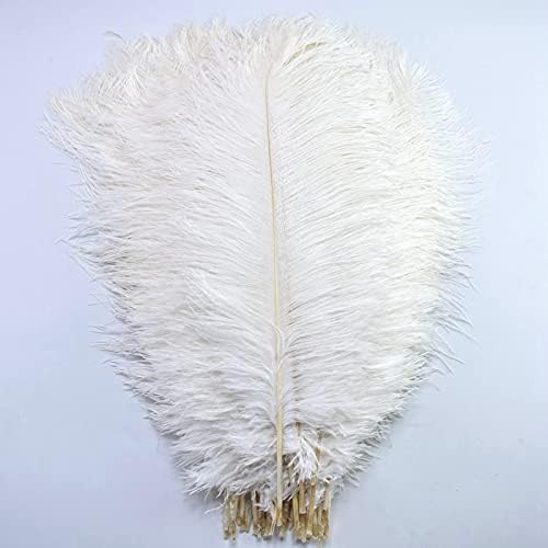 Nojevo perje 100pcs15-70CM prirodno Bijelo nojevo perje zanati Home DIY Veliko perje nojevo
