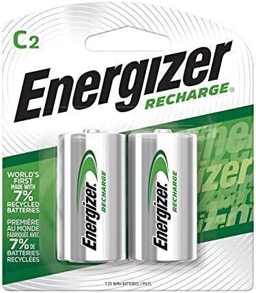 Energizer punjiva C i D baterije, punjenje C i D baterijski prekasivni kombinirani čopor, 4 broja