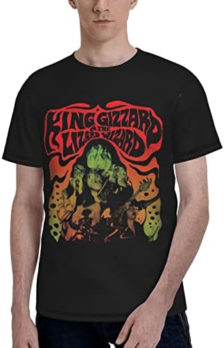 King Gizzard i Lizard Wizard T Shirt Man sportski poliester Shirts for Mens Workout Under Shirt