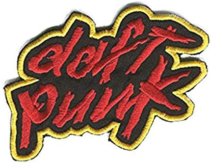 Daft punk patch vezeno željezo / šivati ​​na značku Applique Costim Cosplay Tribute Suvenir