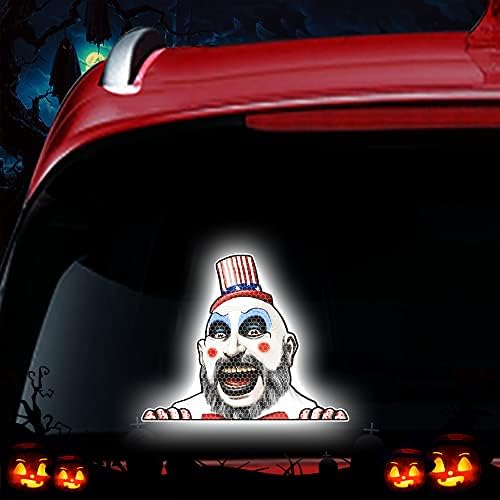 Halloween Horror naljepnica za automobil, Nouiroy Super Reflection zastrašujuća kapetana za pekiranje automobila