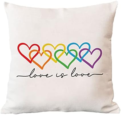 Gay Pride Rainbow LGBT Isti seks Gay bacanje jastuk Love je ljubavna jastuka Case CASE CAUSION