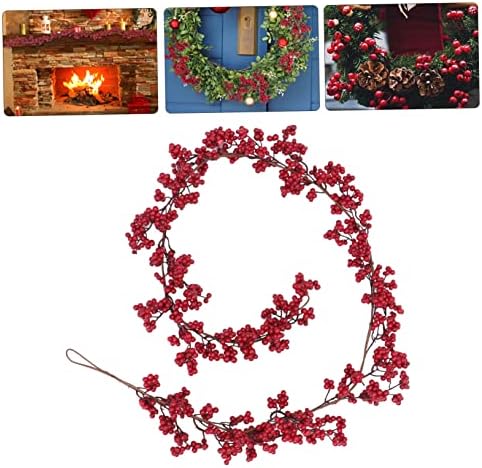 Soimiss 3 kom. Jesen Christams Ornament vijenac Mali ukrasi ukrasi stol za crveno kućište obnavljaju fito lažnog kamina dnevna vijenca bobica bobica bobica božićna craft home
