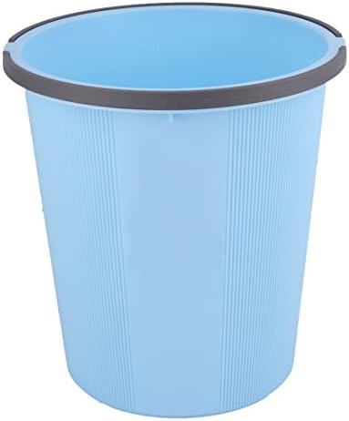 QTQGoitem plastične kućne smeće otpad otpadnih kante za smeće smeće smeće može 24cm plavo