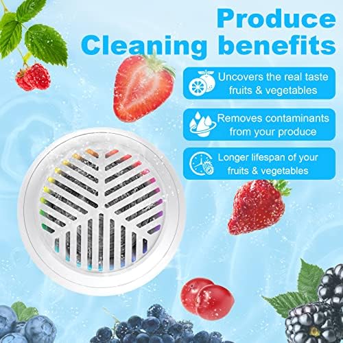 MSEONA Mašina za pranje voća i povrća, sredstvo za čišćenje voća,pranje povrća, prečistač voća sa tehnologijom