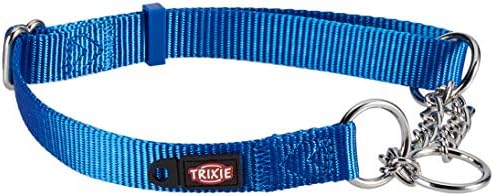 Trixie Premium polu-choke ovratnik, srednje / veliko, plavo