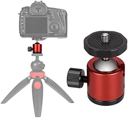 Feichao Universal Mini kuglični montiranje 360 ​​stupnjeva rotacija 1/4 Vrući nosač za cipele za srodni nosač LED lampica DSLR fotoaparat oprema za fotografije opreme