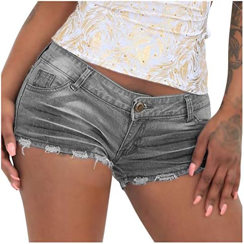 Jean plijen kratke hlače raširene povremene kratke hlače Hem traperice traperice modne ljetne ženske hlače