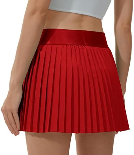 Husnainna naborana suknja za tenis za žene Atletic Golf Skort suknje za kiselo trčanje ugradbenim