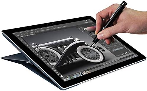 Navitech srebrna mini fine tačaka Digitalna aktivna olovka za stilus kompatibilna sa 10 '' Windows 10 by Fusion5 ultra tanak dizajn Windows tablet PC