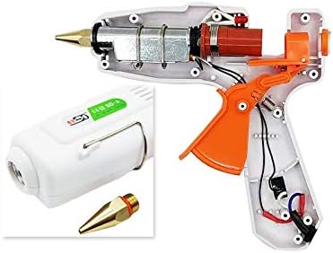 Vruće topljenje pištolj za obnavljanje štapova 60W / 100W sa torbom za nošenje i 20 kom bijelim ljepilom, za DIY, umjetnost i zanat
