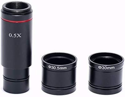 HAYEAR 5 megapiksela USB digitalna Industrijska kamera sa 0.5 X objektivom okulara 30/30. 5 mm Adapter za Stereo biološki mikroskop; podrška Windows 7/8/10, Mac, Linux