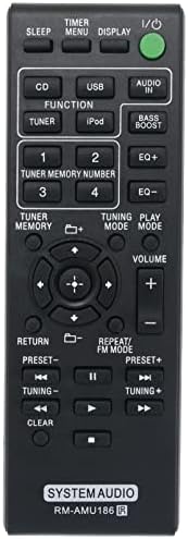 RM-AMU186 Zaposlenik daljinskog upravljača Potpuno za Sony Music System MHC-EC719IP HCD-EC719IP