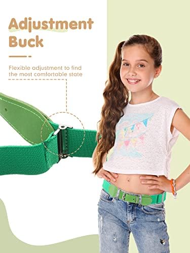 Podesivi elastični pojas za djecu pojasevi za djecu klin kopča pojasevi za djevojčice djecu, 30-65 cm