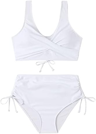 Kupaći odijela Dvodijelne kratke hlače Žene visokog struka Bikini seksi push up dva komada kupaćih komisija