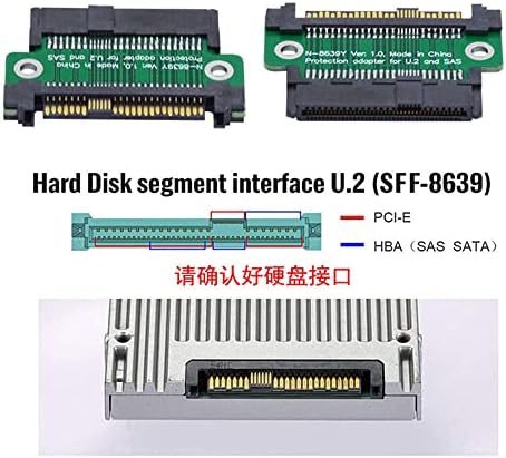 CABLECC U.2 U2 SFF-8639 NVME PCIE 4.0 SSD muški do ženskog adaptera 68pin PCI Express PCBA