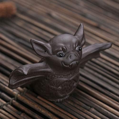 Kopizola za figurice homoyoyo-bat Halloween Bat figura keramički čajni zanati bat čaj za kućne ljubimce ukrasni Halloween Bat ukrasi za kućne potrepštine čaja