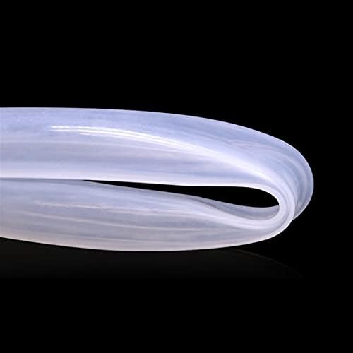 Zzhengf-Gumeni tube Prozirna fleksibilna silikonska cijev ID 50mm x 60mm od hrane Netoksično piće vodeno gumeno crijevo mleko mekana cijev, 1 metar, lagana i fleksibilna