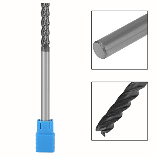 1pc HRC45 Tungsten Carbide 4-fluta krajnji mlin CNC glodalica 6mm prečnik x 100mm Dužina alatna oprema