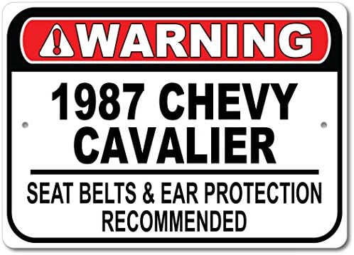 1987 87 Chevy Cavalier Sealier Better Releured Brzi auto-znakovni znak, metalni garažni znak,