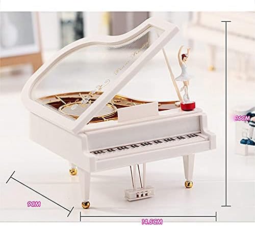 N / A Novi romantični klasični klavir Model Music Box Dancing Ballerina Ručna ručica Muzičke kutije Rođendan Vjenčanje Love Poklon Početna Dekoracija